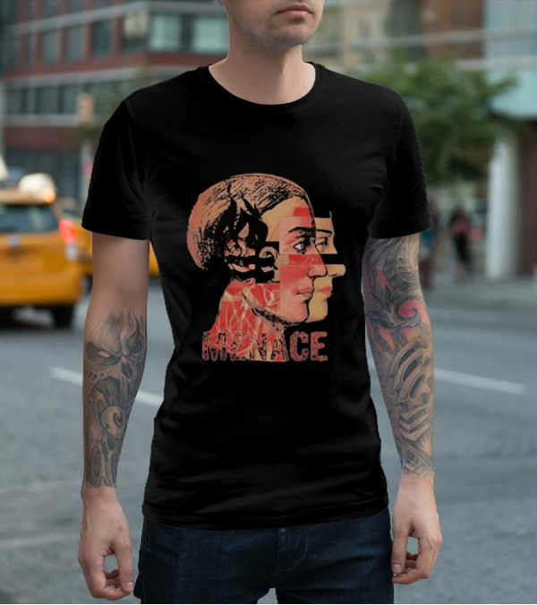 Menace Hot Water Music Dual Profile Head T-Shirt