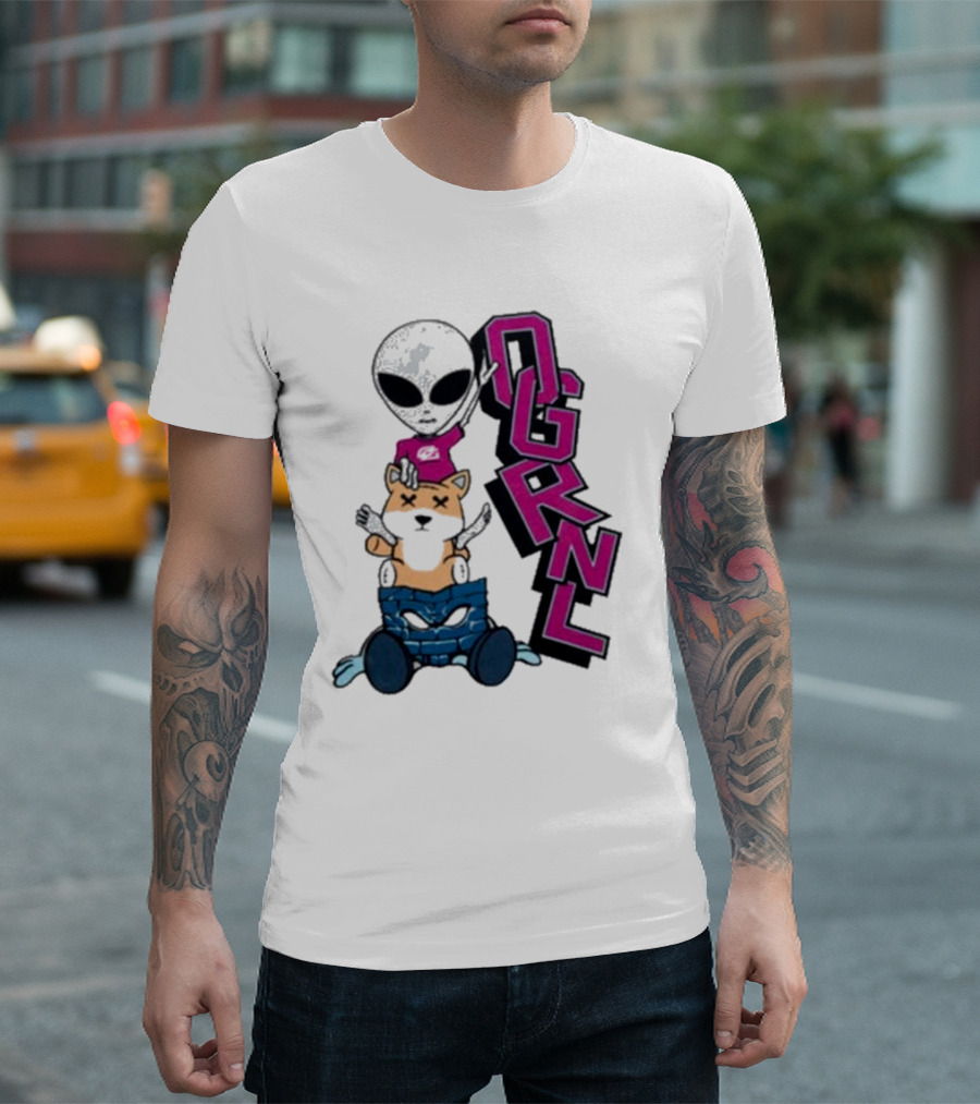 Optic Gaming OGRNL Alien Cat 2024 Purple T-Shirt
