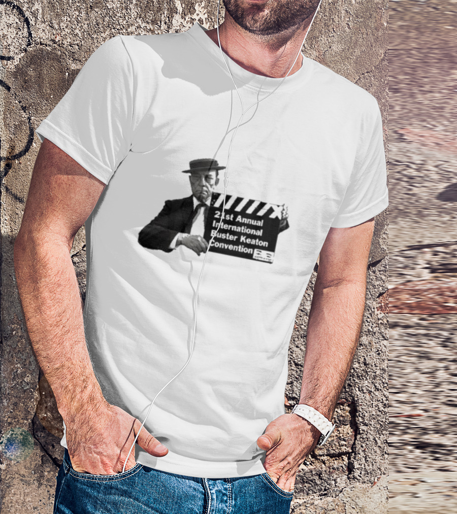 21st Annual International Buster Keaton Convention Clapboard T-Shirt