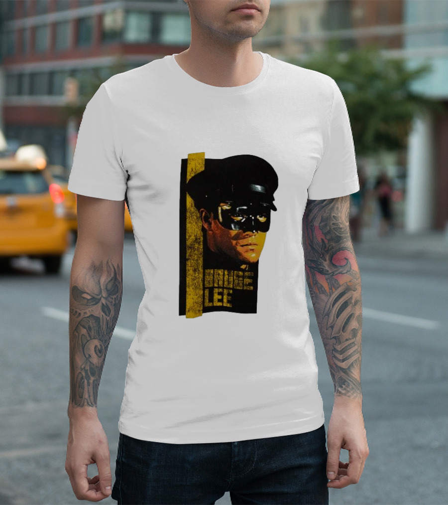 Bruce Lee Green Hornet Masked T-Shirt