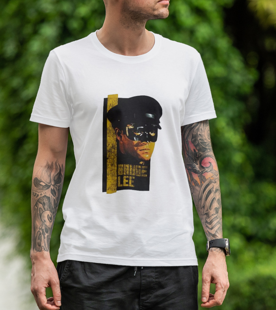 Bruce Lee Green Hornet Masked T-Shirt