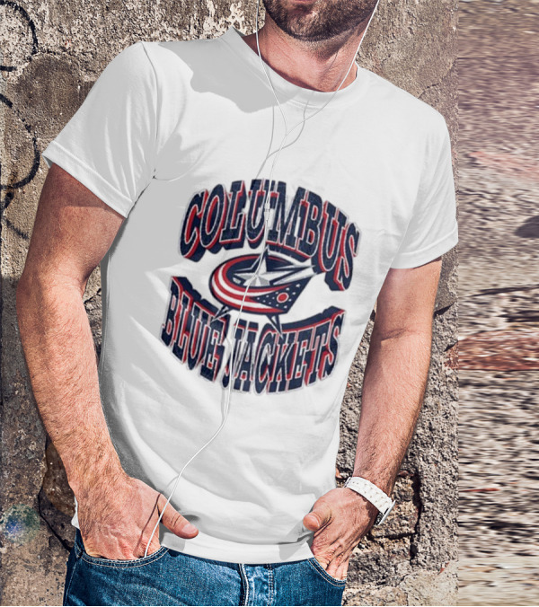 Columbus Blue Jackets Official Team Emblem T-Shirt