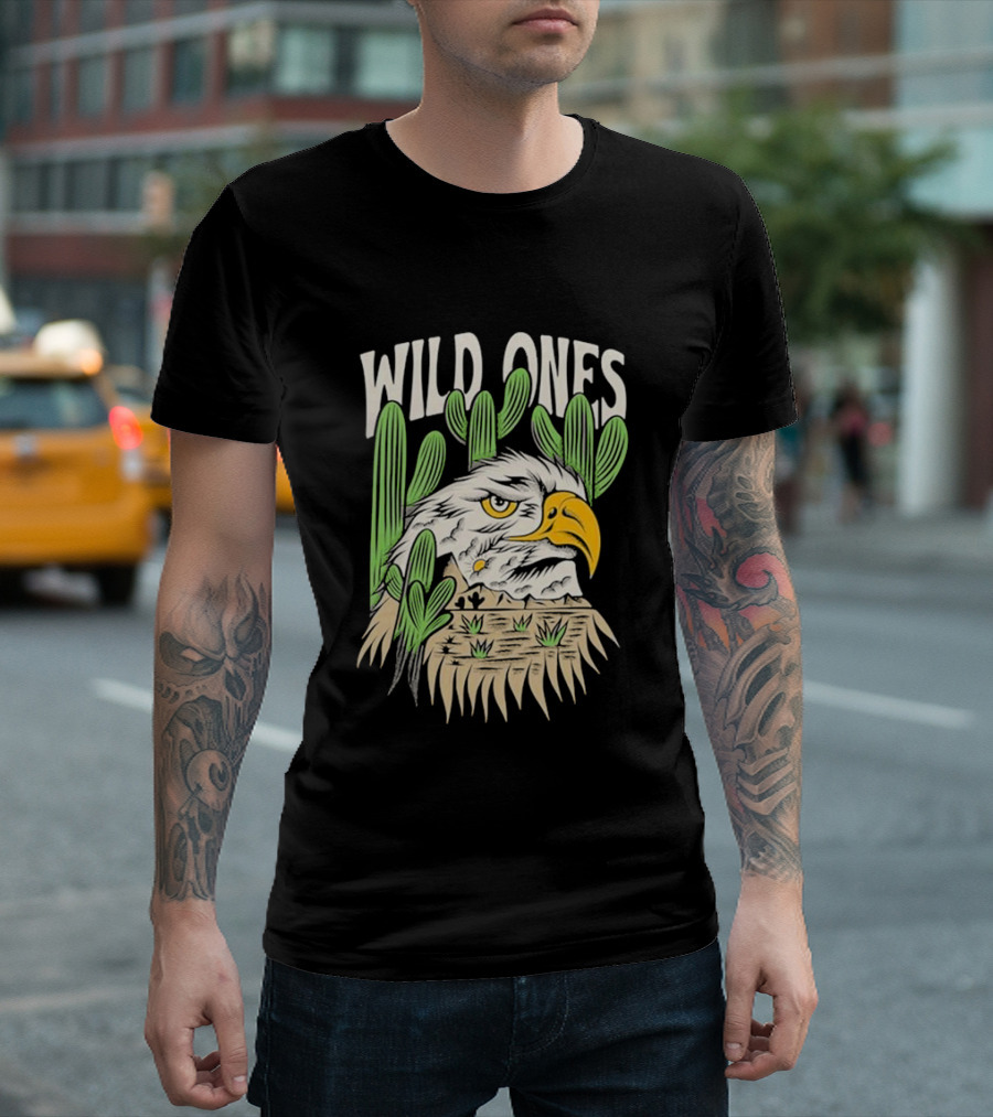 Wild Ones Eagle Desert Landscape T-Shirt