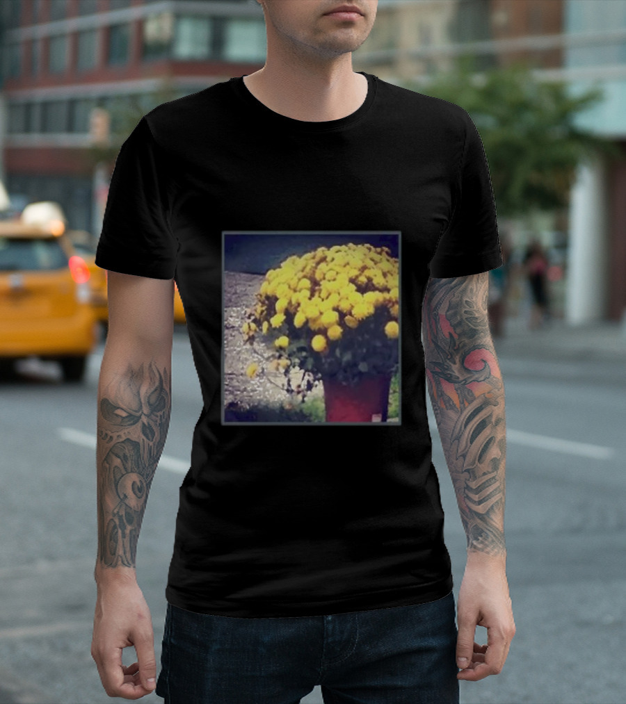 Frnkiero And The Cellabration Yellow Flowers Photography T-Shirt