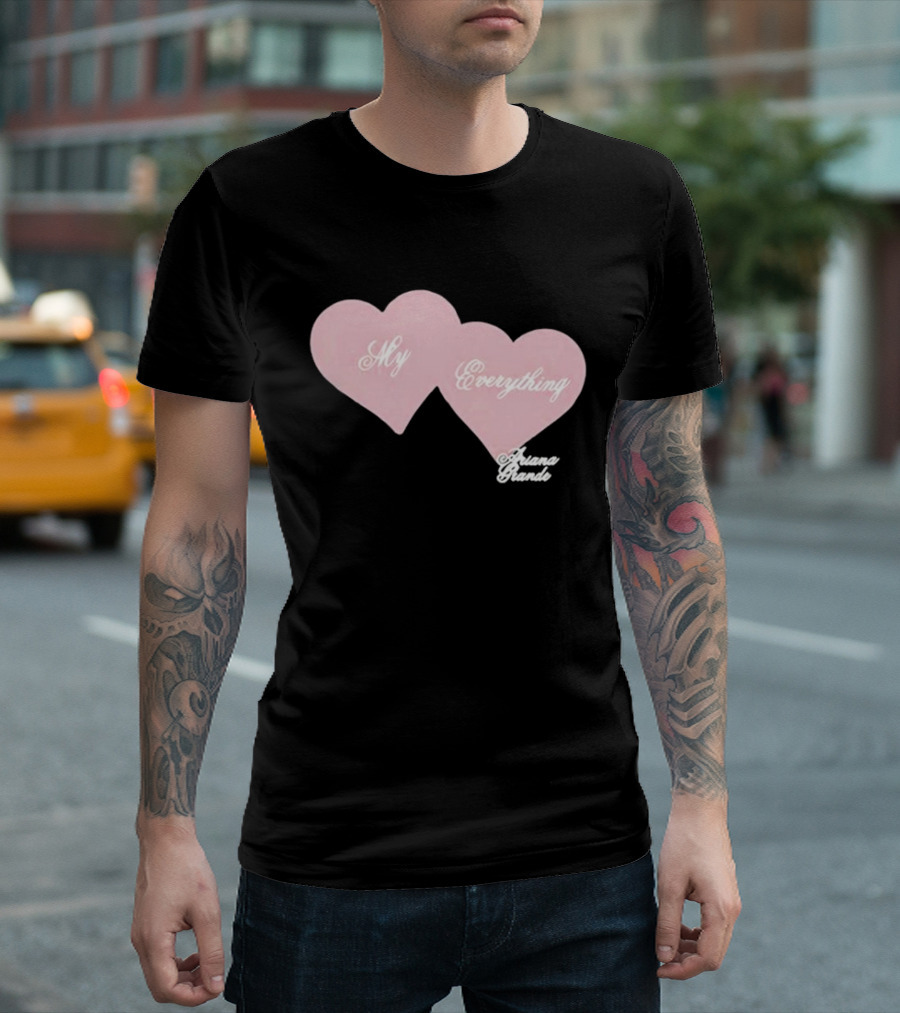 Ariana Grande My Everything Heart 10th Anniversary T-Shirt