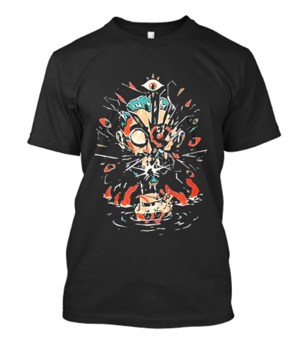 Fangamer Shattered Collector Psychedelic Vision Explosion T-Shirt