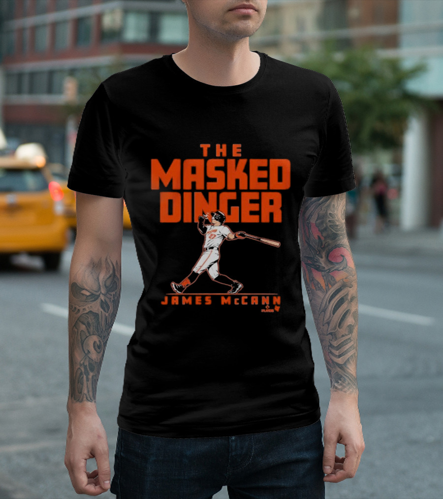 James McCann The Masked Dinger Baseball Player T-Shirt