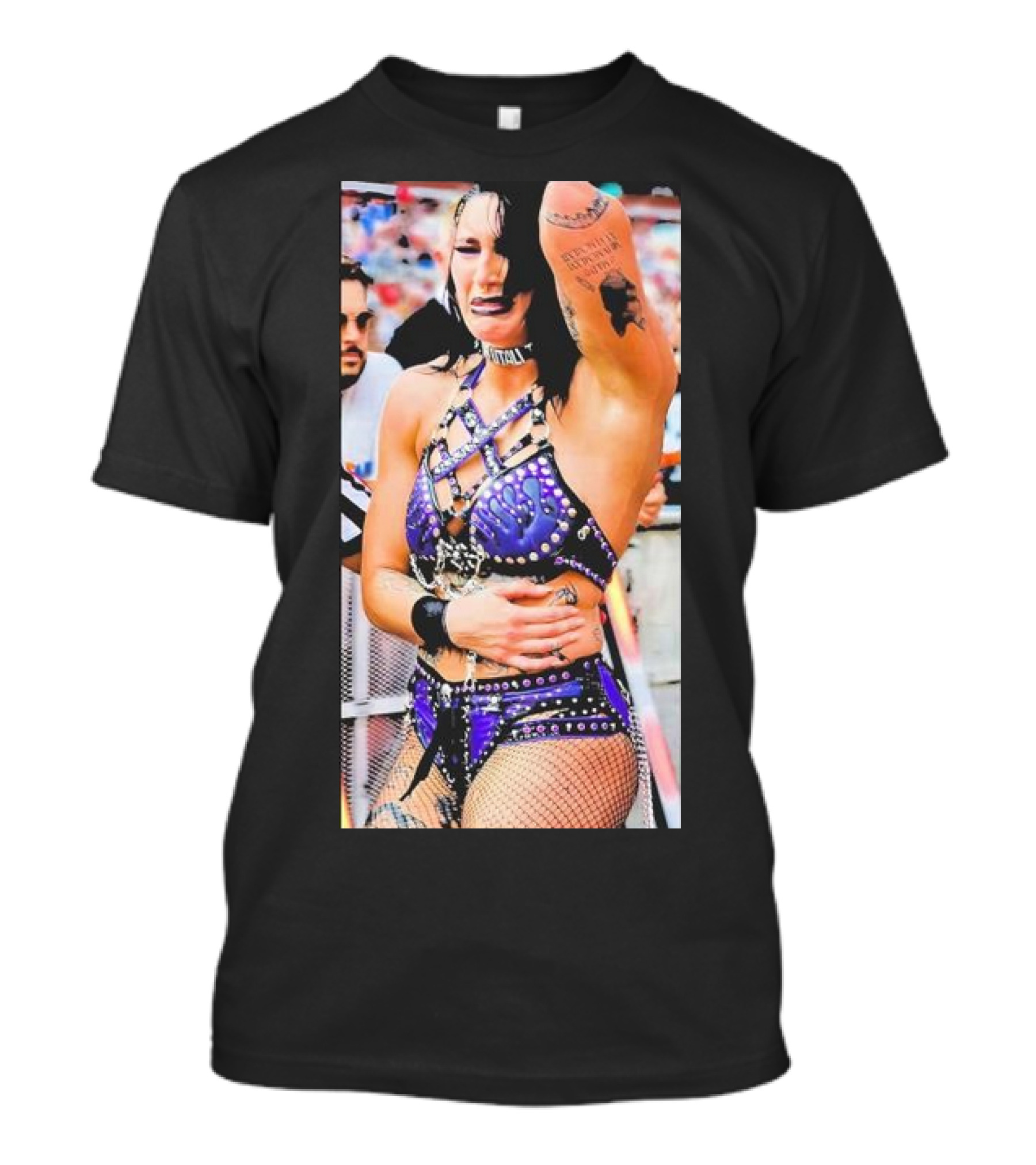 Liv Morgan Wear Rhea Ripley WWE Wrestling Purple Gear T-Shirt