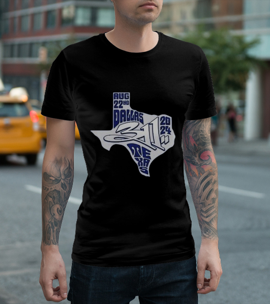 311 Dallas Texas August 22 2024 Tour T-Shirt