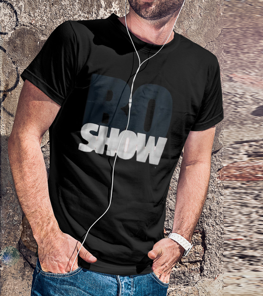 Bo Nix The Bo Show Dark Bold Minimalist Text T-Shirt