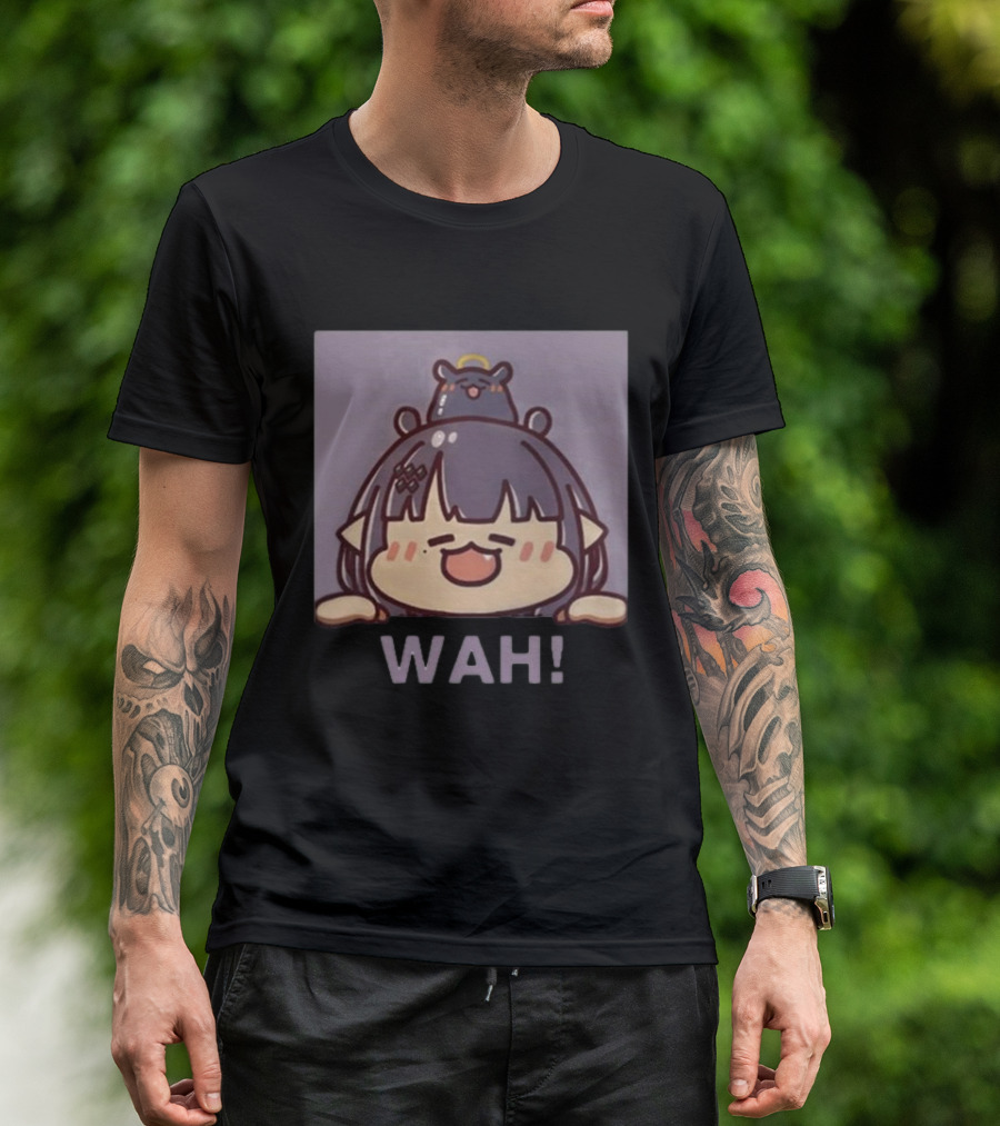 Hololive WAH Win All Heart Cute Anime Character T-Shirt
