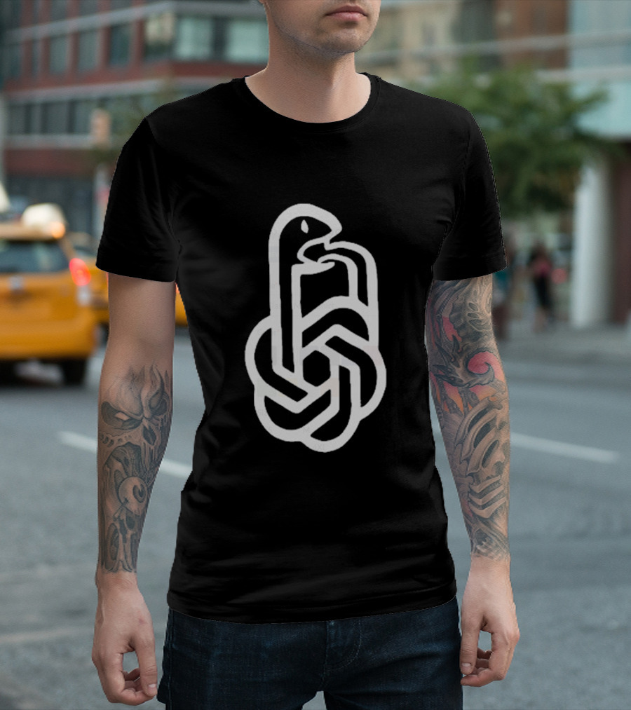 Aravind Srinivas Snake AI Knot T-Shirt