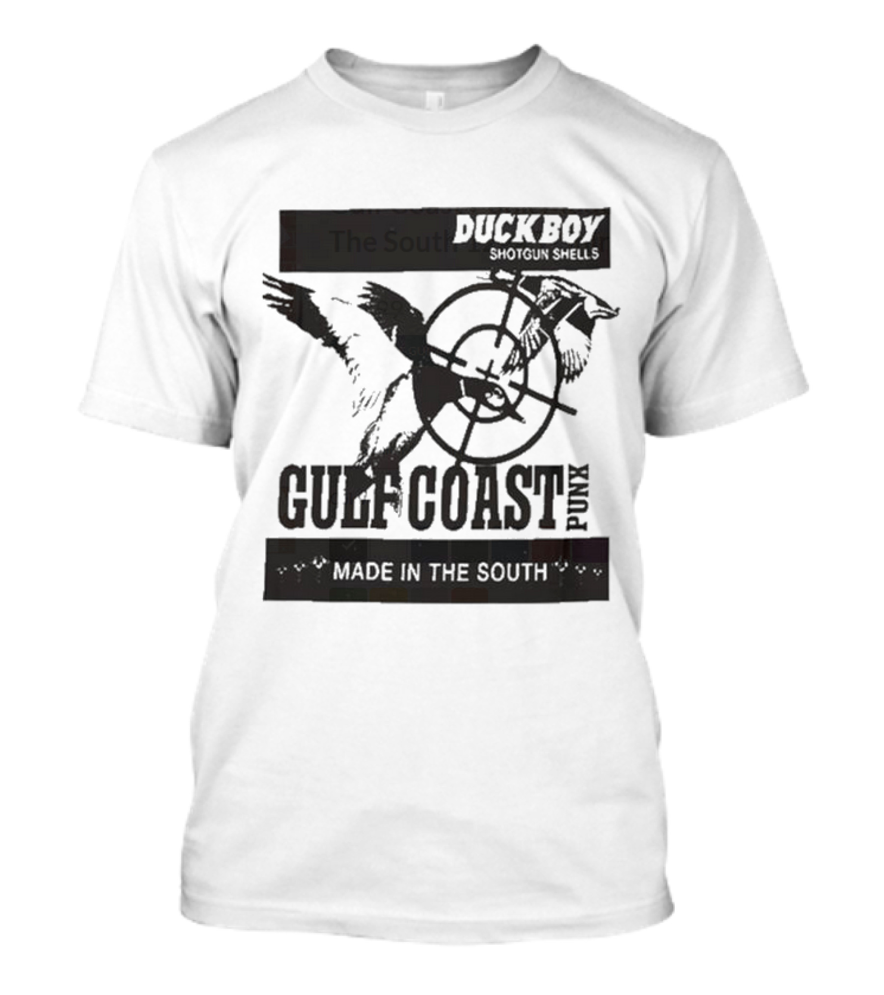 Duckboy Shotgun Shells Gulf Coast Punk Made In The South 12ga T-Shirt
