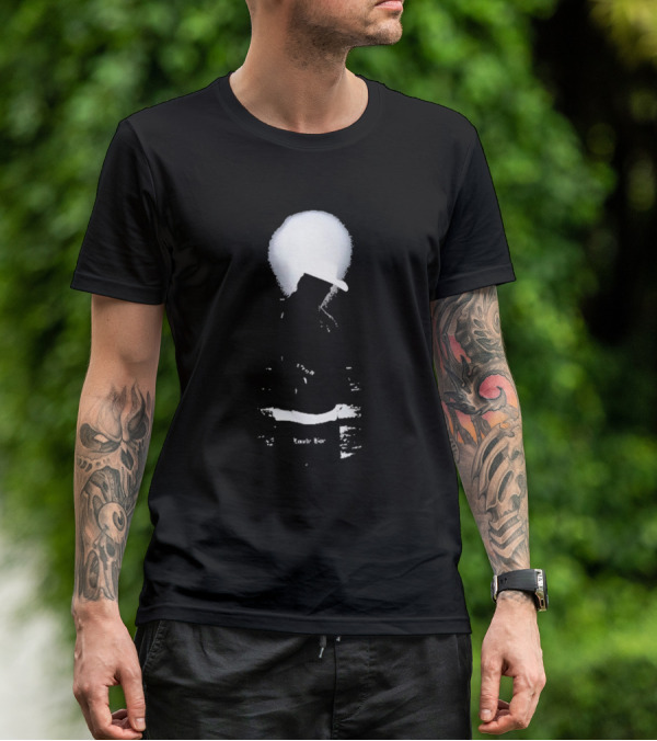 Lonely Boy Paradise Black Enigmatic Silhouette Hat Contrast T-Shirt