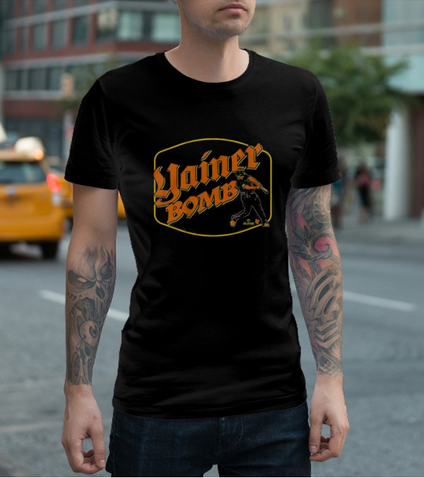 Yainer Diaz Yainer Bomb Baseball Players T-Shirt