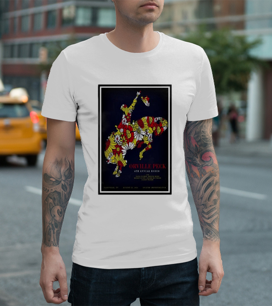 Orville Peck 6th Annual Rodeo August 24 2024 Ascend Amphitheater Nashville TN T-Shirt