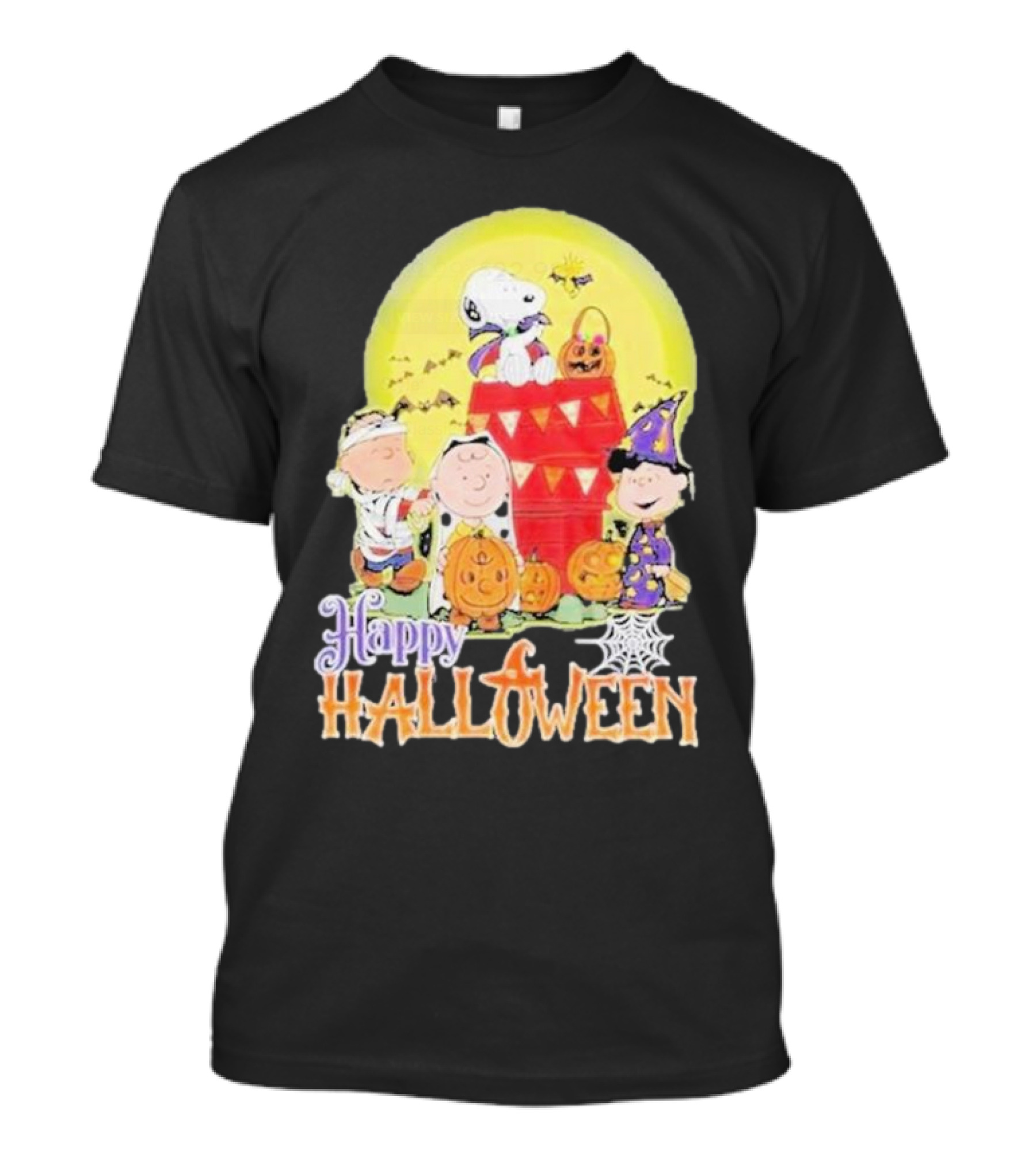 Happy Halloween 2024 Snoopy Character Peanuts Costume Fun T-Shirt