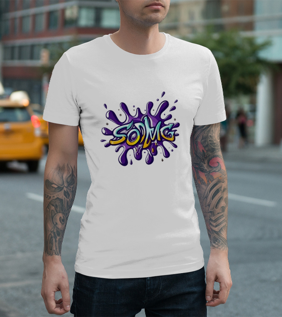 Soulja Boy Sodmg Splash Drip Graffiti T-Shirt
