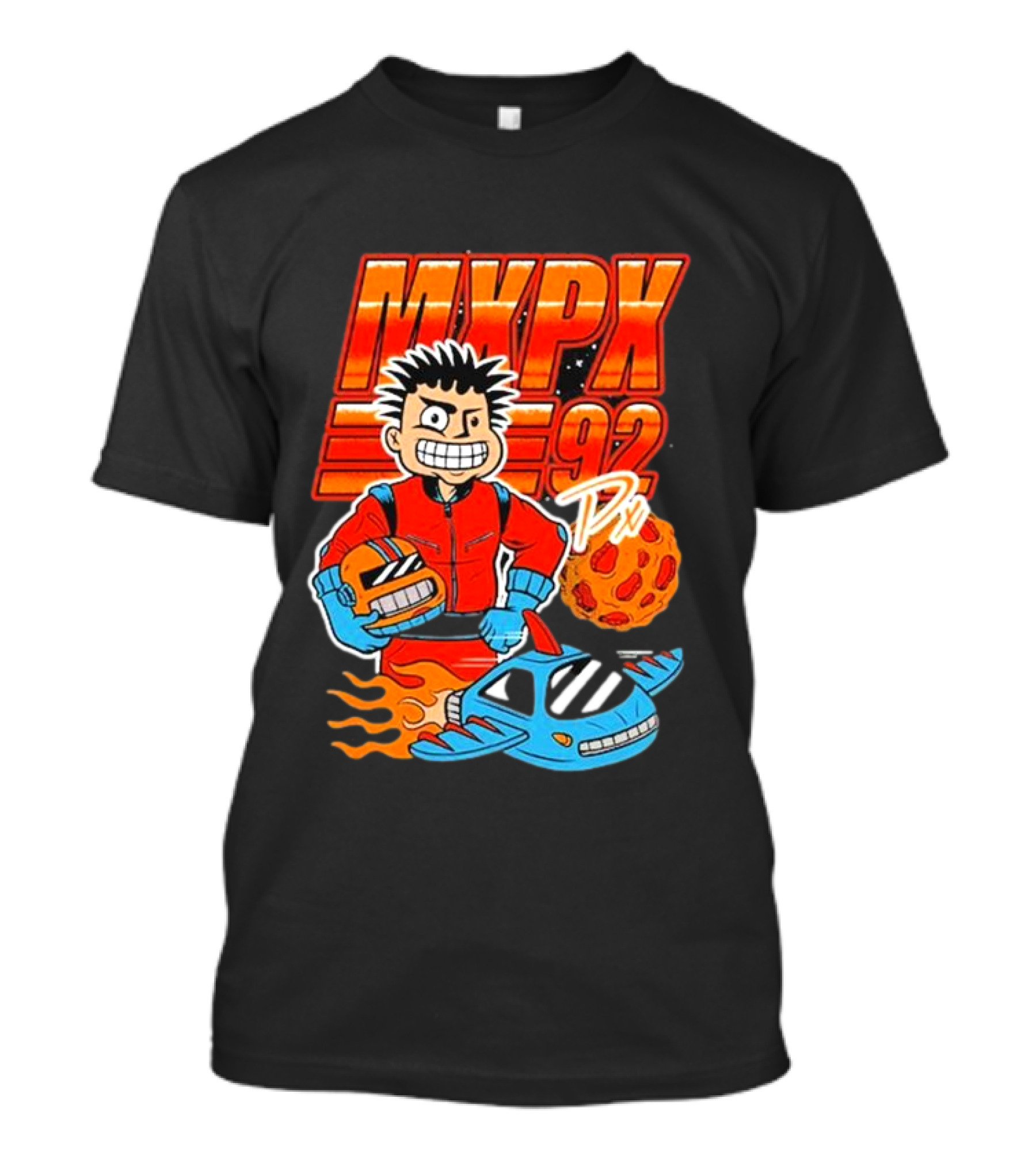MXPX PX 92 Racer With Flying Car And Meteor T-Shirt