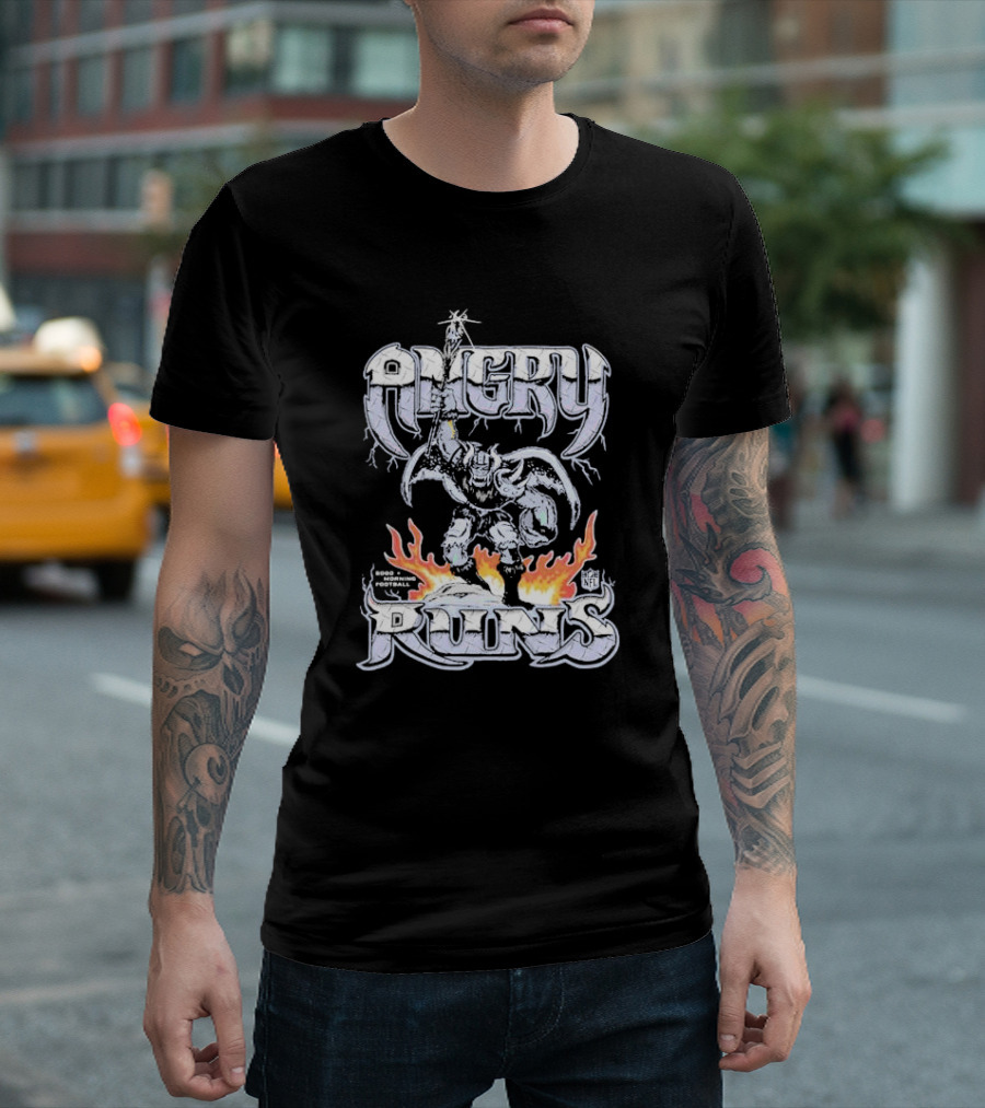 Angry Runs 2024 Tour NFL Good Morning Football T-Shirt