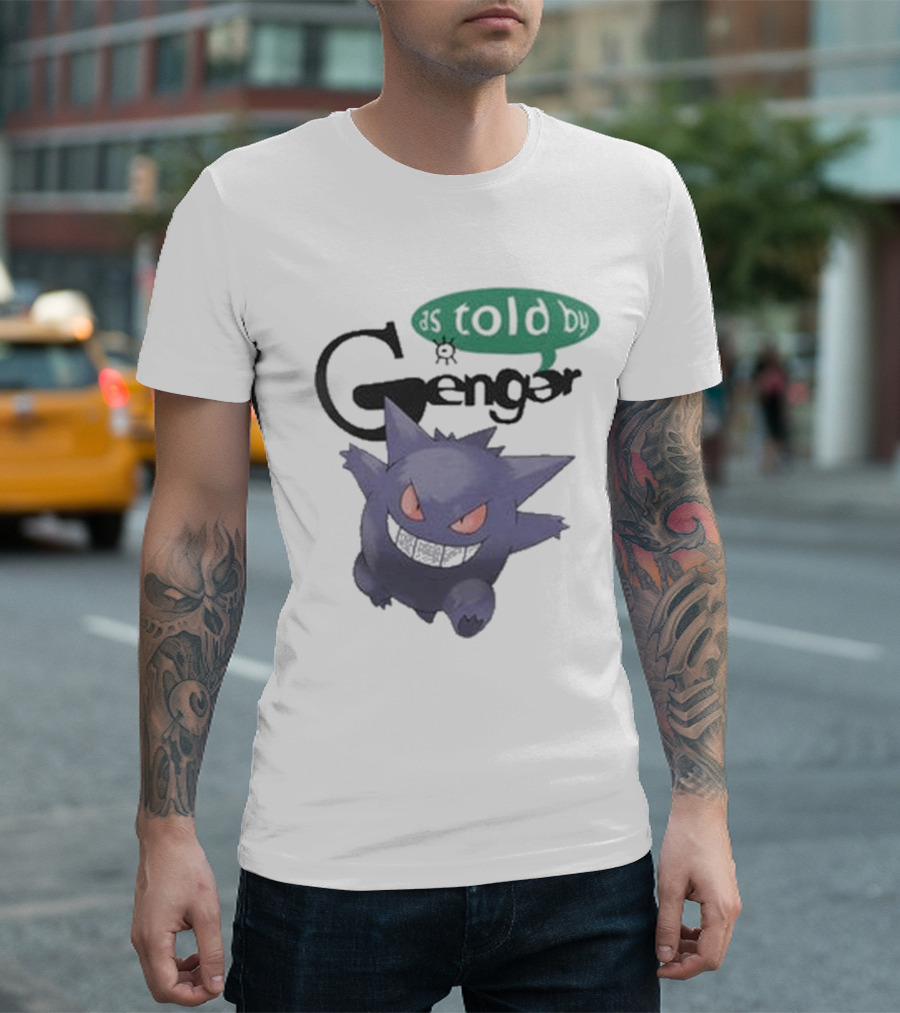 Pokemon As Told By Gengar Ghost-Type Adventure T-Shirt