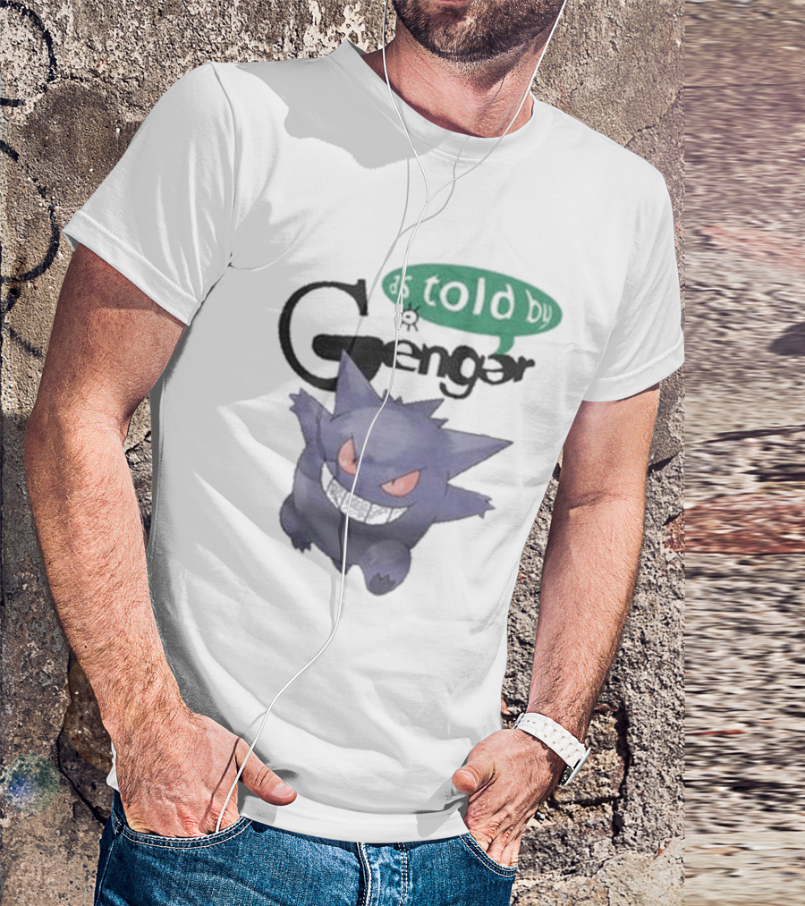 Pokemon As Told By Gengar Ghost-Type Adventure T-Shirt