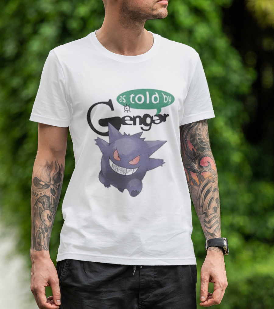 Pokemon As Told By Gengar Ghost-Type Adventure T-Shirt