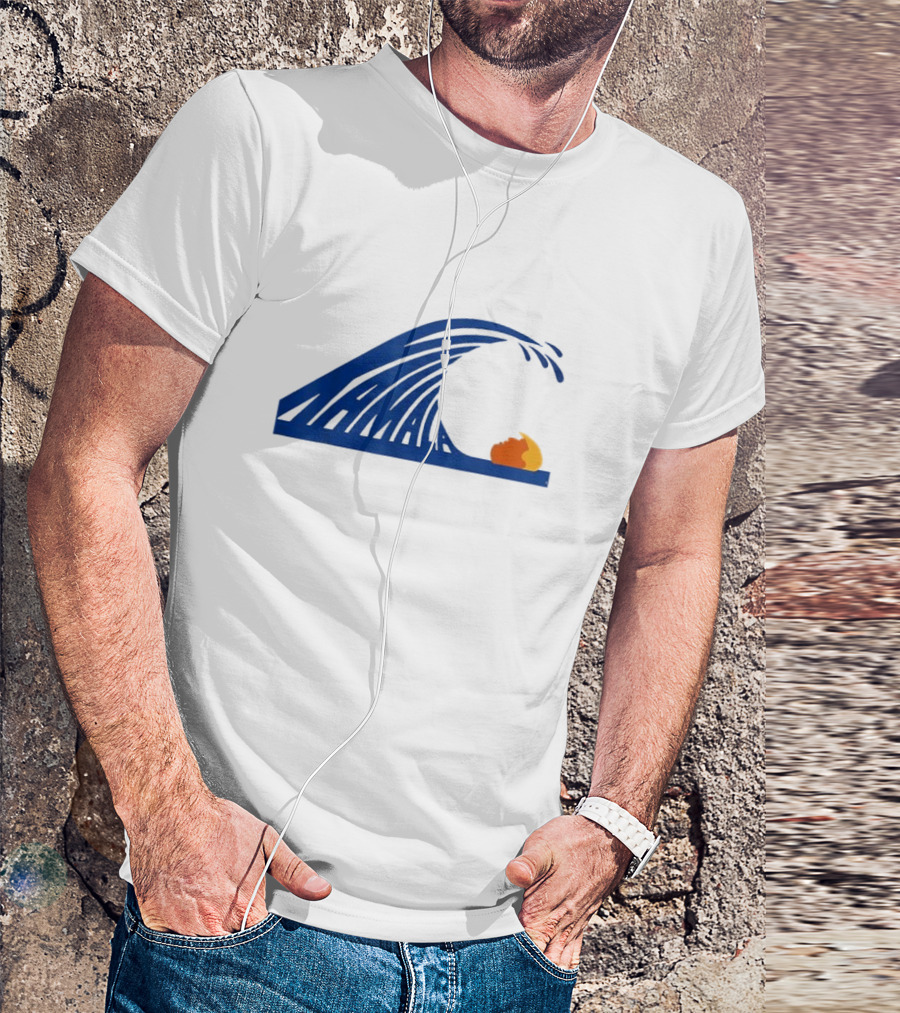 Wave Of Blue Cats Kamala Trump Ladies Guy T-Shirt