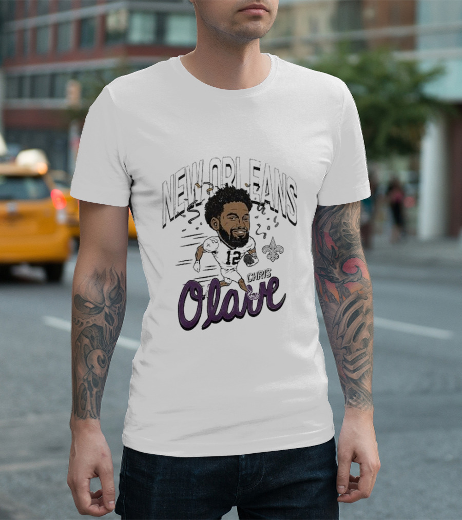 New Orleans Saints Chris Olave 12 T-Shirt