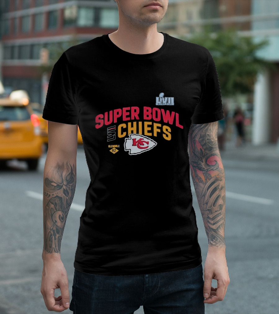 Super Bowl LVII Kansas City Chiefs Glendale AZ NFL T-Shirt