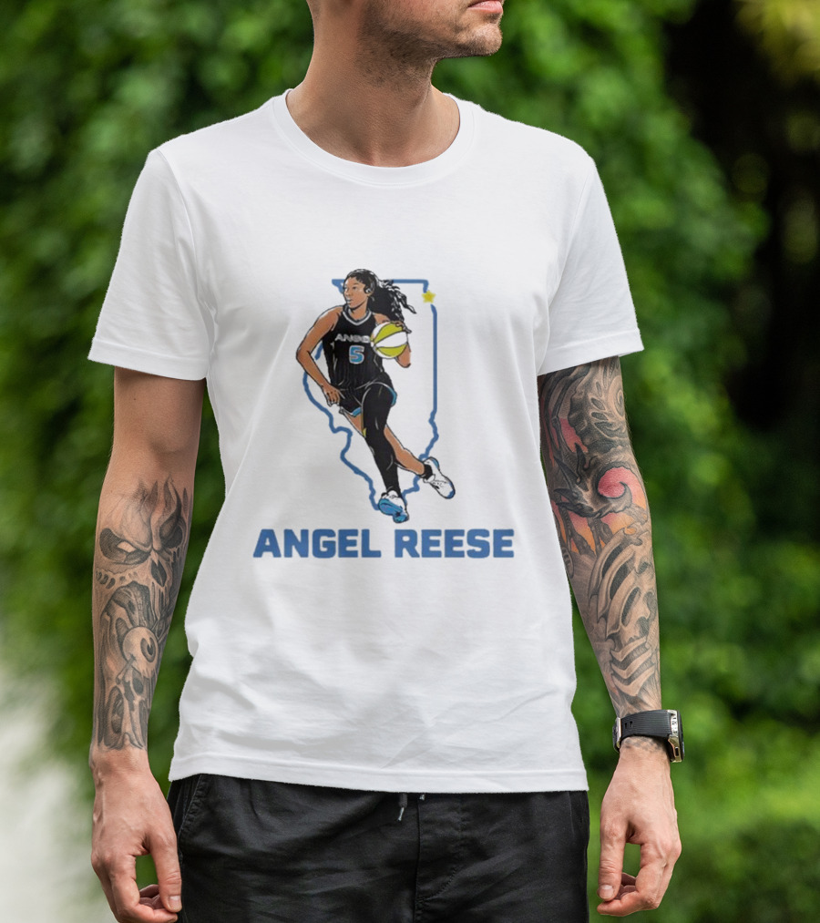 Angel Reese Basketball Star Rookie Achievement T-Shirt