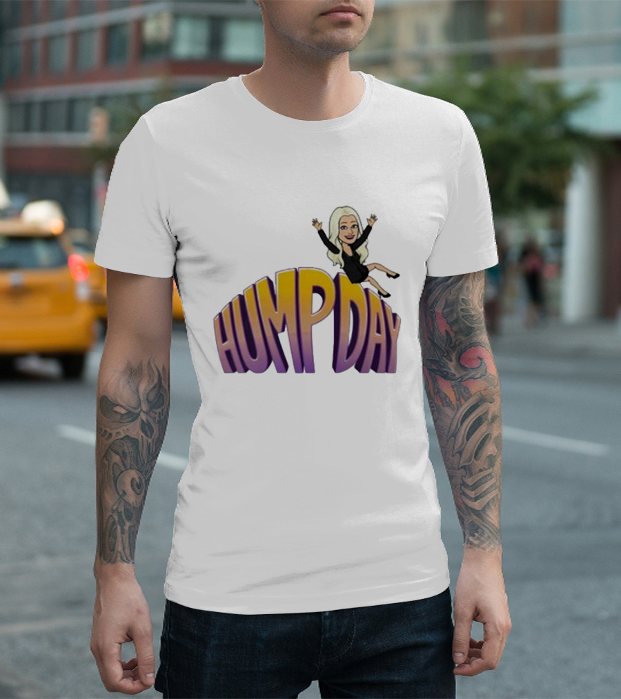 Debbie Quasimodo Hump Day Cartoon Character Text T-Shirt