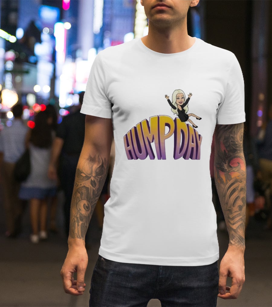 Debbie Quasimodo Hump Day Cartoon Character Text T-Shirt