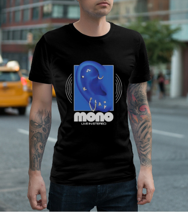 Mono Live In Stereo K Flay Blue Ear T-Shirt