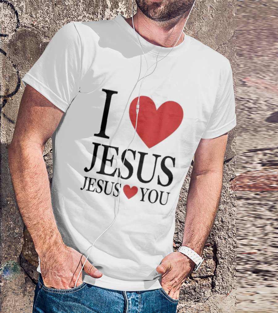 Bryce Crawford I Heart Jesus Jesus Loves You T-Shirt