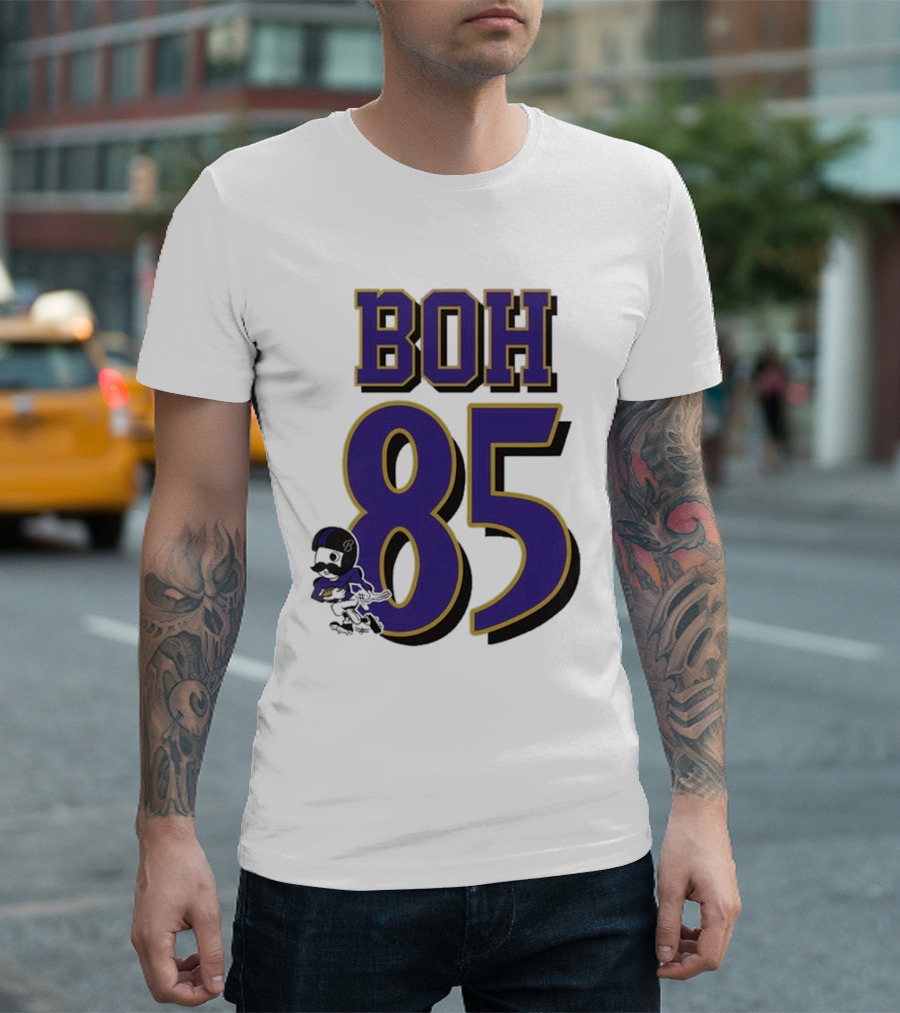 BOH 85 Game Day Football Player T-Shirt