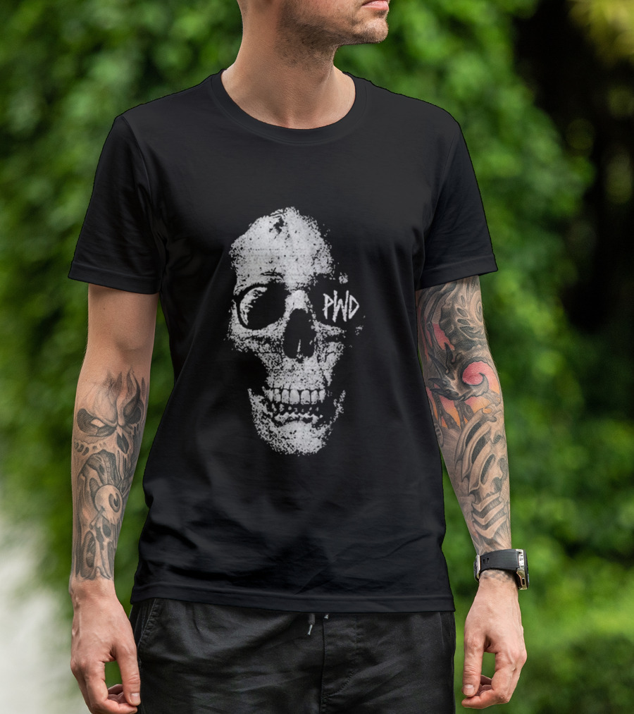 Parkway Drive Atlas Dark Days 2024 Skull PWD T-Shirt