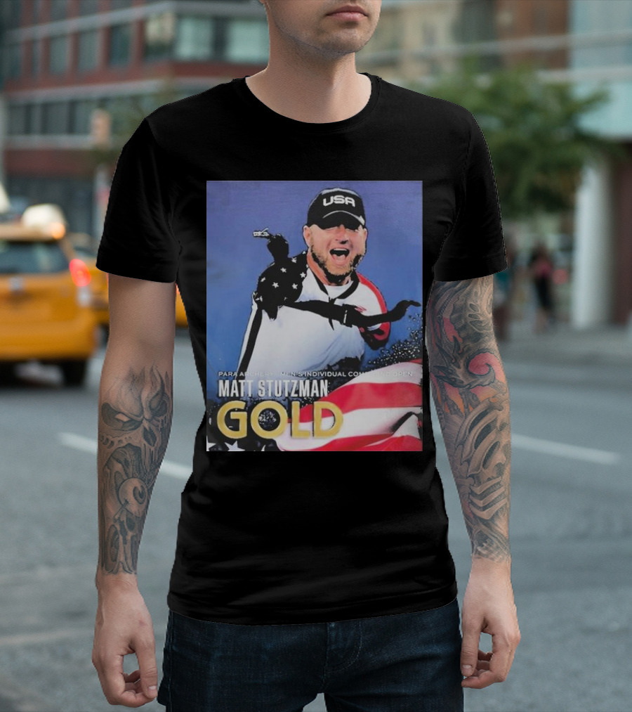 Matt Stutzman USA Para Archery Gold Takedown Individual Compound Open T-Shirt