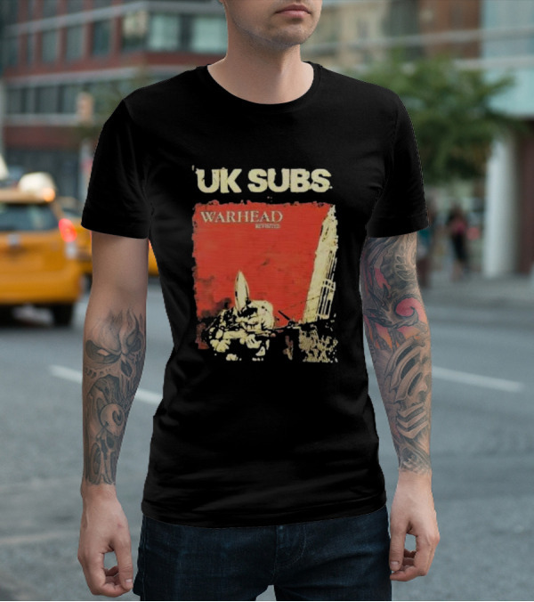 UK Subs Warhead Revisited Rocket T-Shirt