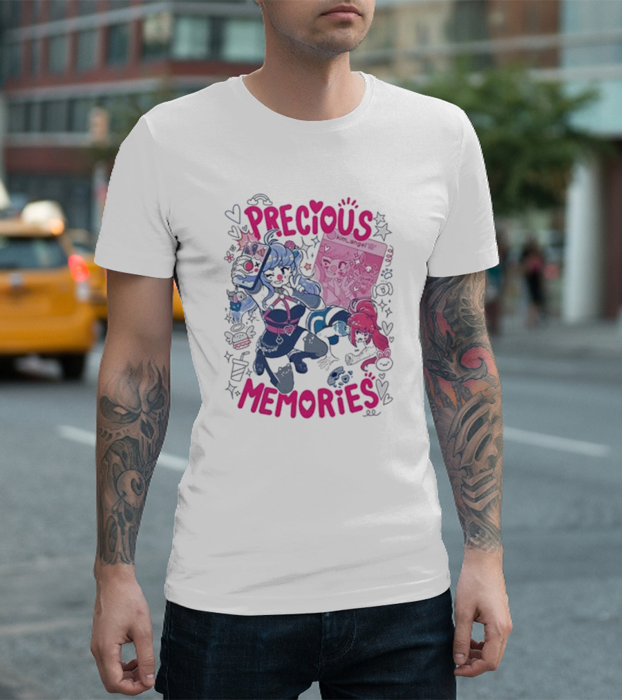 Precious Memories kim_angel Anime Gaming Aesthetic T-Shirt
