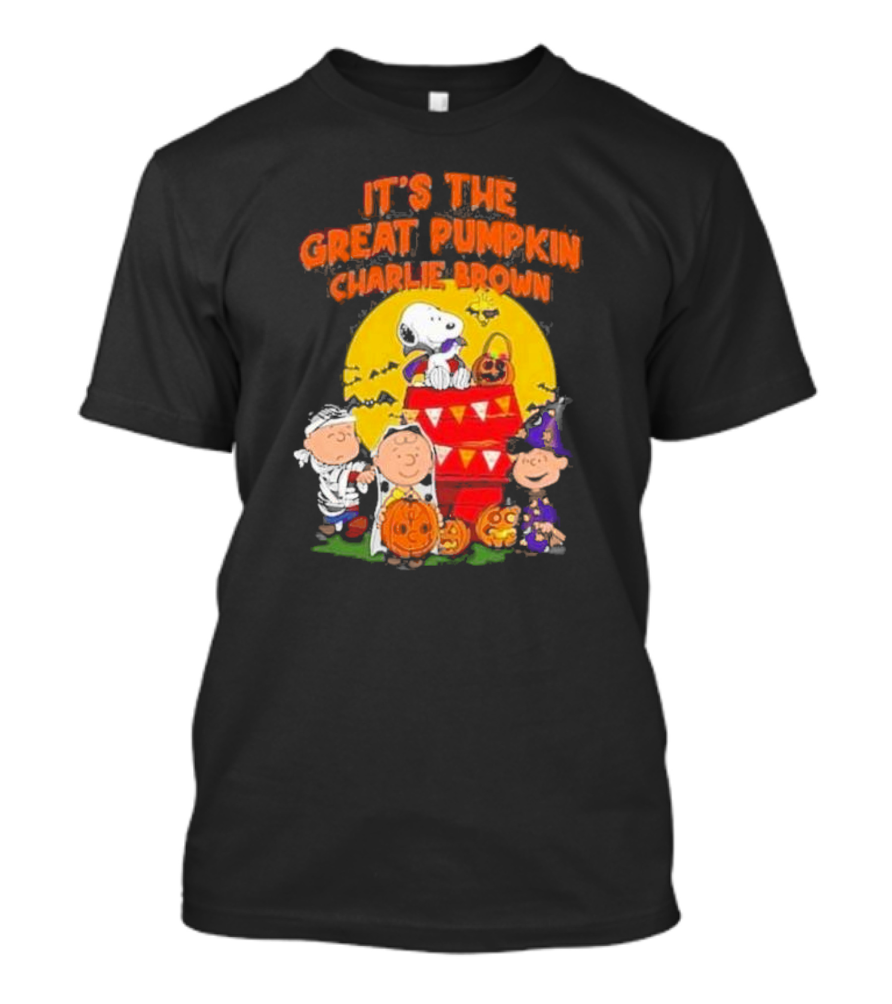 Snoopy It’s The Great Pumpkin Charlie Brown Halloween Peanuts Characters Costumes T-Shirt