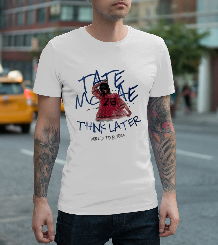 Tate McRae Think Later World Tour T-Shirt