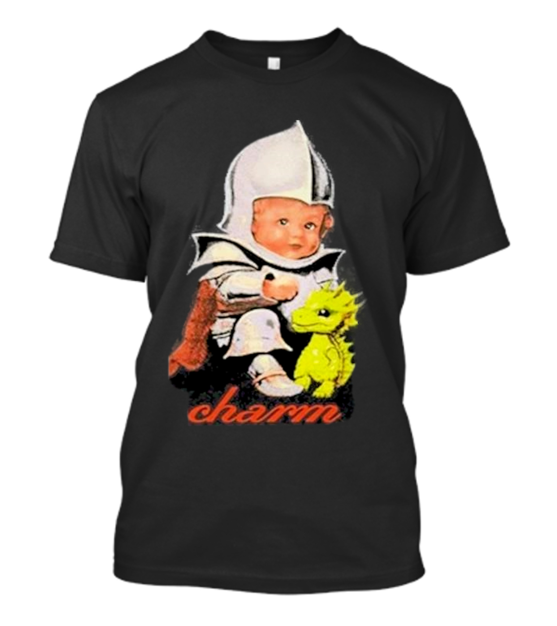 Claire Cottrill HQ Charm Baby Knight With Dragon T-Shirt