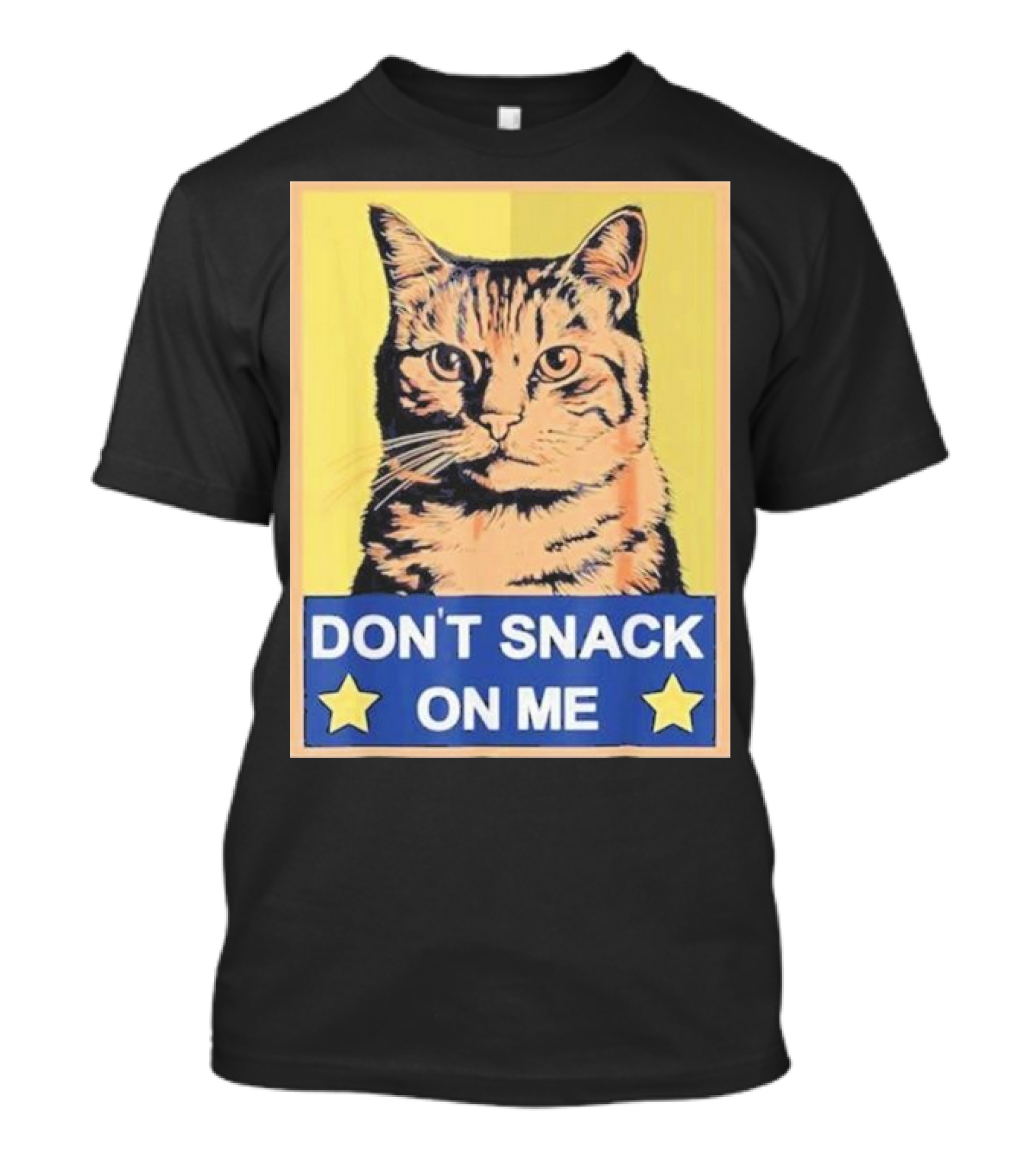 Kamala Harris Cat Don’t Snack On Me Poster Style Cat T-Shirt