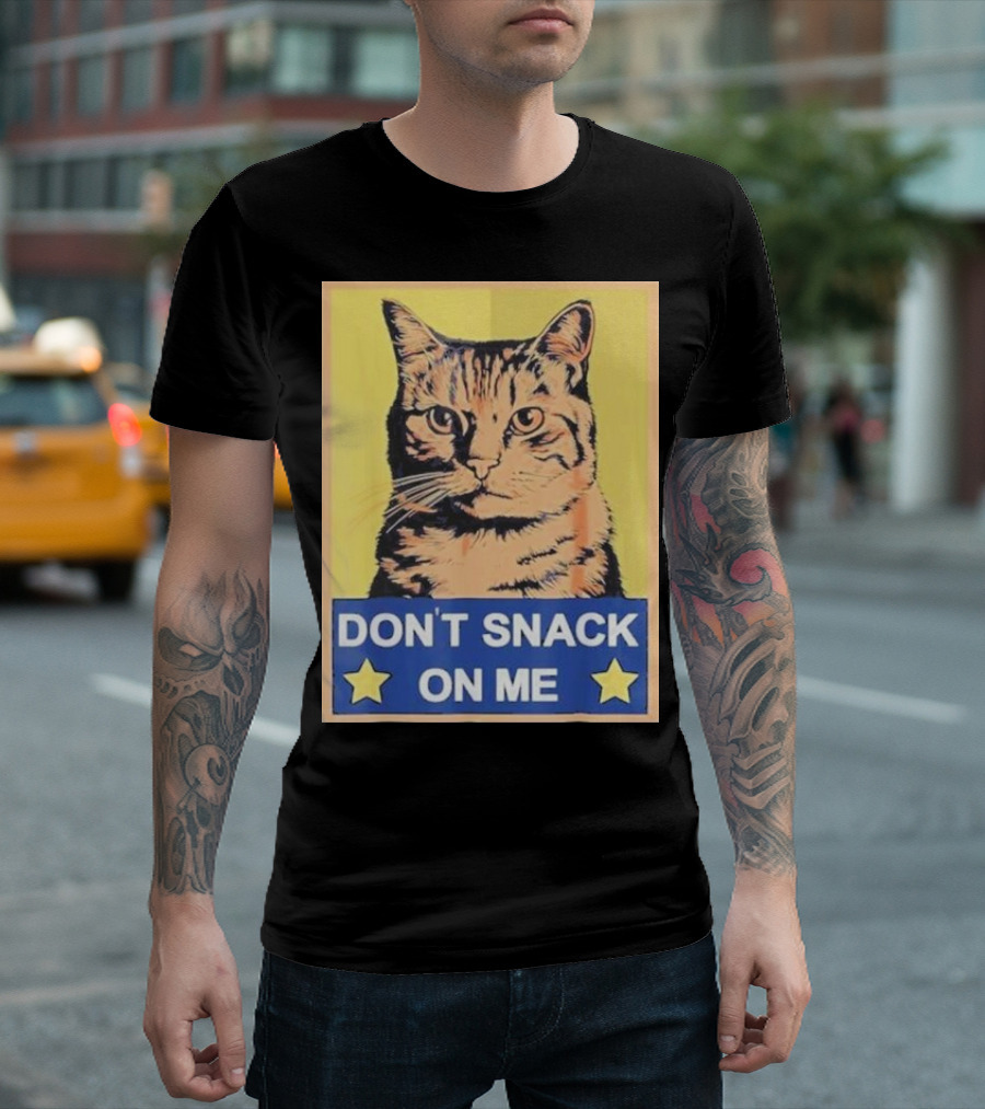 Kamala Harris Cat Don’t Snack On Me Poster Style Cat T-Shirt