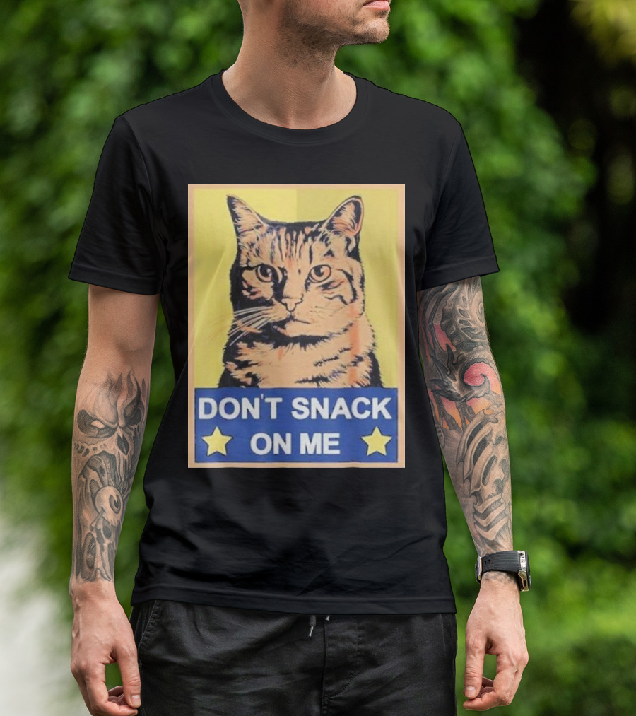 Kamala Harris Cat Don’t Snack On Me Poster Style Cat T-Shirt