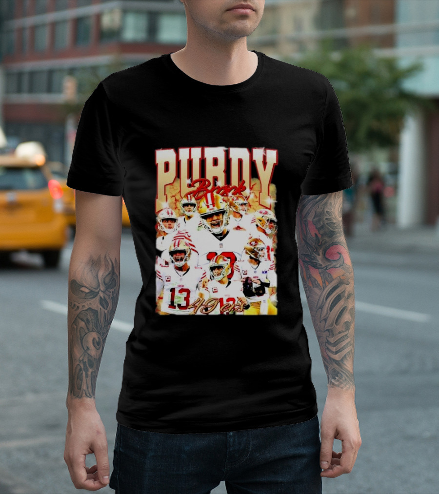 Purdy Brock 49ers San Francisco American Football NFL Vintage T-Shirt