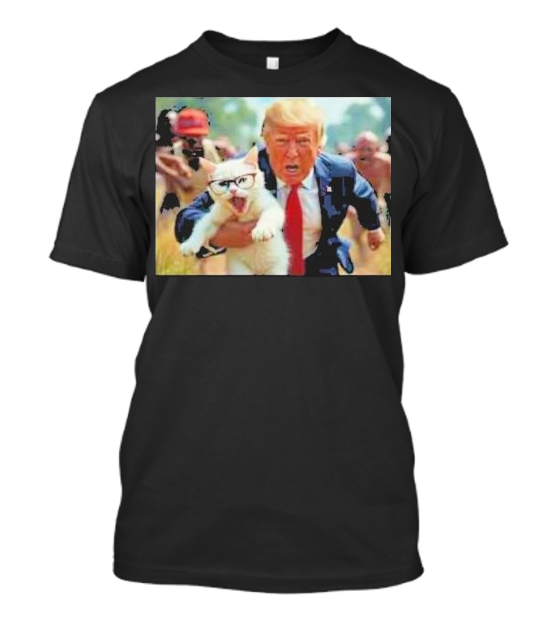 Dnaold Trump 2024 Save Catturd Cats From Being Eaten T-Shirt