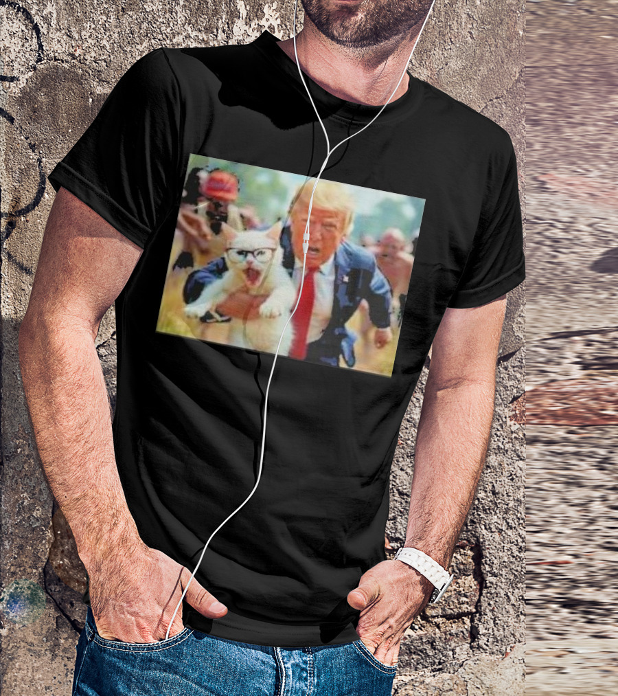 Dnaold Trump 2024 Save Catturd Cats From Being Eaten T-Shirt