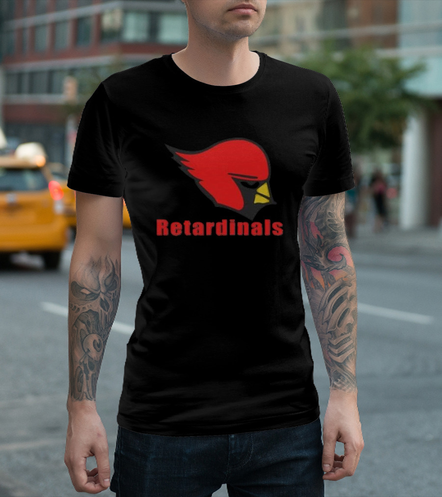 Arizona Retardinals Red Birdhead T-Shirt